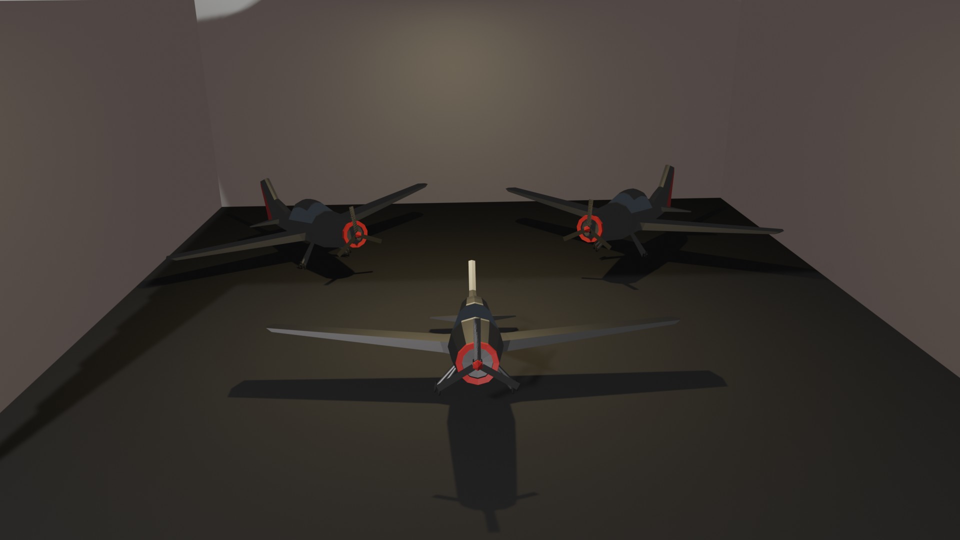 multiple planes Render